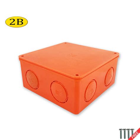 new work junction box orange|Orange Electrical Boxes & Covers .